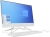 Моноблок HP 24-df0125ur 23.8 Full HD Ath Si 3050U (2.3) 8Gb SSD256Gb RGr CR Windows 10 Home 64 GbitEth WiFi BT 65W клавиатура мышь Cam белый 1920x108