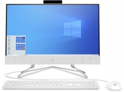 Моноблок HP 205 G4 21.5 Full HD Ath Si 3050U (2.3) 4Gb 1Tb 7.2k RGr DVDRW CR Windows 10 Professional 64 GbitEth WiFi BT 65W клавиатура мышь Cam белый