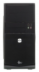 ПК IRU Office 223 MT Ryzen 3 PRO 3200GE (3.3) 8Gb SSD240Gb Vega 8 Free DOS GbitEth 400W черный