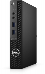 ПК Dell Optiplex 3080 Micro i5 10500T (2.3) 8Gb SSD256Gb UHDG 630 Windows 10 Professional GbitEth WiFi BT 65W клавиатура мышь черный