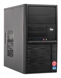 ПК IRU Office 225 MT Ryzen 5 2400G (3.6) 8Gb SSD240Gb/RX Vega 11 Free DOS GbitEth 400W черный
