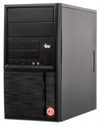 ПК IRU Office 310H5 MT i3 10100 (3.6) 8Gb 1Tb SSD240Gb UHDG 630 Free DOS GbitEth 400W черный