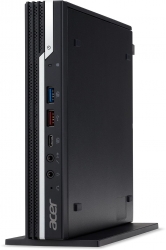 Неттоп Acer Veriton N4680G P G6405 (4.1) 8Gb SSD256Gb UHDG 610 Eshell GbitEth WiFi BT 90W клавиатура мышь черный