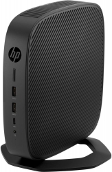 Тонкий Клиент HP t640 RyzenR1505G (2.4) 8Gb SSD64Gb Vega 3 Windows 10 IoT Enterprise 64 GbitEth WiFi BT 45W клавиатура мышь черный