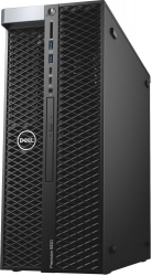 ПК Dell Precision T5820 MT Core i9 10920X (3.5) 32Gb SSD1Tb RTX3090 24Gb DVDRW Windows 10 Professional GbitEth WiFi BT клавиатура мышь черный