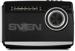 Радиоприемник портативный Sven SRP-535 черный USB SD/microSD