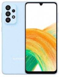Смартфон Samsung SM-A336B Galaxy A33 5G 128Gb 6Gb небесно-голубой моноблок 3G 4G 2Sim 6.4 1080x2400 Android 12 48Mpix 802.11 a/b/g/n/ac NFC GPS GSM90