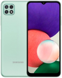 Смартфон Samsung SM-A226B Galaxy A22s 64Gb 4Gb мятный моноблок 3G 4G 2Sim 6.6 1080x2408 Android 11 48Mpix 802.11 a/b/g/n/ac NFC GPS GSM900/1800 GSM19