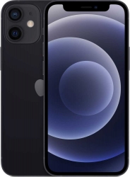 Смартфон Apple MGE33RU/A iPhone 12 mini 128Gb 4Gb черный моноблок 3G 4G 2Sim 5.4 1080x2340 iPhone iOS 14 12Mpix 802.11 a/b/g/n/ac/ax NFC GPS GSM900/1