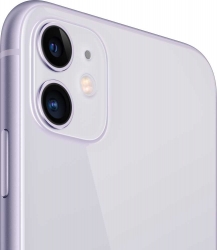 Смартфон Apple MHDM3RU/A iPhone 11 128Gb 4Gb фиолетовый моноблок 3G 4G 2Sim 6.1 828x1792 iPhone iOS 13 12Mpix 802.11 a/b/g/n/ac/ax NFC GPS GSM900/180