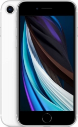 Смартфон Apple MHGQ3RU/A iPhone SE 2020 64Gb 3Gb белый моноблок 3G 4G 1Sim 4.7 750x1334 iPhone iOS 13 12Mpix 802.11 a/b/g/n/ac/ax NFC GPS GSM900/1800