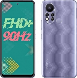 Смартфон Infinix X6812B Hot 11S 64Gb 4Gb фиолетовый моноблок 3G 4G 2Sim 6.78 1080x2460 Android 11 50Mpix 802.11 a/b/g/n NFC GPS GSM900/1800 GSM1900 T