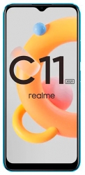 Смартфон Realme C11 2021 64Gb 4Gb синий моноблок 3G 4G 2Sim 6.52 720x1600 Android 11 8Mpix 802.11 b/g/n NFC GPS GSM900/1800 GSM1900 microSD max256Gb