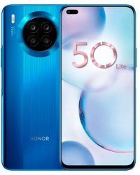 Смартфон Honor 50 Lite 128Gb 6Gb голубой моноблок 3G 4G 6.78 1080x2376 Android 11 24Mpix 802.11 a/b/g/n/ac GPS GSM900/1800 GSM1900