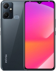 Смартфон Infinix X6823C SMART 6 PLUS 64Gb 2Gb черный моноблок 3G 4G 2Sim 6.82 720x1640 Android 12 8Mpix 802.11 a/b/g/n/ac GPS GSM900/1800 GSM1900 Tou