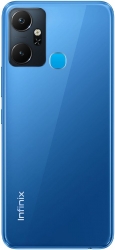 Смартфон Infinix X6823C SMART 6 PLUS 64Gb 2Gb синий моноблок 3G 4G 2Sim 6.82 720x1640 Android 12 8Mpix 802.11 a/b/g/n/ac GPS GSM900/1800 GSM1900 Touc