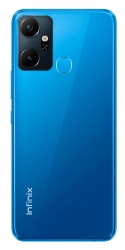 Смартфон Infinix X6823C Smart 6 Plus 64Gb 3Gb синий моноблок 3G 4G 2Sim 6.82 720x1640 Android 12 8Mpix 802.11 a/b/g/n/ac GPS GSM900/1800 GSM1900 Touc
