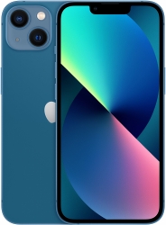 Смартфон Apple A2631 iPhone 13 128Gb 4Gb синий моноблок 3G 4G 2Sim 6.1 1170x2532 iPhone iOS 15 12Mpix 802.11 a/b/g/n/ac/ax NFC GPS GSM900/1800 GSM190