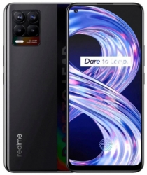 Смартфон Realme 8 128Gb 6Gb Черный(Лого) моноблок 3G 4G 2Sim 6.4 2400x1080 Android 11 64Mpix 802.11 a/b/g/n/ac NFC GPS GSM900/1800 GSM1900 TouchSc A-
