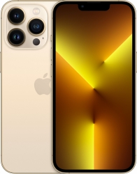 Смартфон Apple A2483 iPhone 13 Pro 256Gb 6Gb золотой моноблок 3G 4G 2Sim 6.1 1170x2532 iPhone iOS 15 12Mpix 802.11 a/b/g/n/ac/ax NFC GPS GSM900/1800 