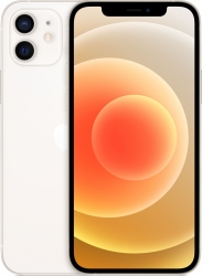 Смартфон Apple A2402 iPhone 12 64Gb 4Gb белый моноблок 3G 4G 2Sim 6.1 1170x2532 iPhone iOS 14 12Mpix 802.11 a/b/g/n/ac/ax NFC GPS GSM900/1800 GSM1900