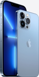 Смартфон Apple A2484 iPhone 13 Pro Max 128Gb 6Gb небесно-голубой моноблок 3G 4G 2Sim 6.7 1284x2778 iPhone iOS 15 12Mpix 802.11 a/b/g/n/ac/ax NFC GPS 