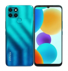 Смартфон Infinix X6511 Smart 6 32Gb 2Gb зеленый моноблок 3G 4G 2Sim 6.6 720x1600 Android 11 Go edition 8Mpix 802.11 b/g/n NFC GPS GSM900/1800 GSM1900