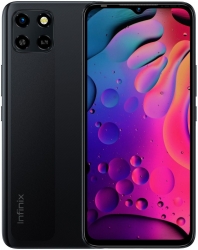 Смартфон Infinix X6512 Smart 6 HD 32Gb 2Gb черный моноблок 3G 4G 2Sim 6.6 720x1600 Android 11 Go edition 8Mpix 802.11 b/g/n GPS GSM900/1800 GSM1900 T