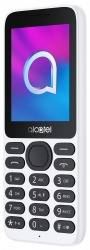 Мобильный телефон Alcatel 3080G белый моноблок 4G 1Sim 2.4 240x320 0.3Mpix GSM900/1800 MP3 FM microSD max32Gb