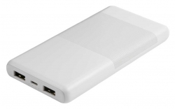 Мобильный аккумулятор Redline RP-21 10000mAh 2.1A белый (УТ000019293)