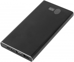 Мобильный аккумулятор Cactus CS-PBFSJT-10000 10000mAh 2.1A 2xUSB черный