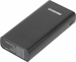 Мобильный аккумулятор Digma DGPQ20D 20000mAh 3A QC PD 22.5W 2xUSB беспроводная зарядка черный (DGPQ20D22PBK)