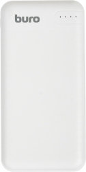 Мобильный аккумулятор Buro BP10G 10000mAh 2.1A 1xUSB белый (BP10G10PWT)