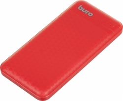 Мобильный аккумулятор Buro BP10G 10000mAh 2.1A 1xUSB красный (BP10G10PRD)