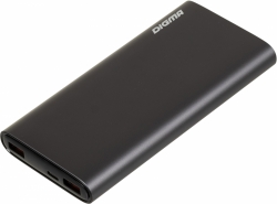 Мобильный аккумулятор Digma DGPF20F 20000mAh 3A QC PD 20W 2xUSB серый (DGPF20F22AGY)