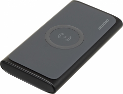 Мобильный аккумулятор Digma DGPQ10G 10000mAh 3A QC PD 20W 1xUSB беспроводная зарядка серый (DGPQ10G22CGY)