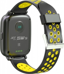 Смарт-часы Jet Sport SW-5 52мм 1.44 IPS черный (SW-5 YELLOW)
