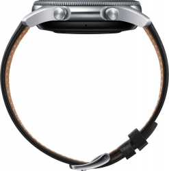 Смарт-часы Samsung Galaxy Watch 3 45мм 1.4 Super AMOLED серебристый (SM-R840NZSACIS)