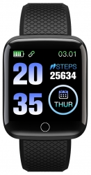 Смарт-часы Digma Smartline H2 1.3 TFT черный (H2B)