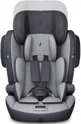 Автокресло Osann Flux Isofix от 9 до 36 кг (1/2/3) Isofix серый/серый