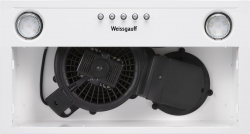 Вытяжка встраиваемая Weissgauff Alpha 45 PB WH белый управление: кнопочное (1 мотор)