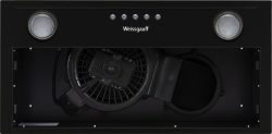 Вытяжка встраиваемая Weissgauff Alpha 50 PB BL черный управление: кнопочное (1 мотор)