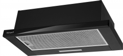 Вытяжка встраиваемая Weissgauff Spark 600 Black Glass черный управление: кнопочное (1 мотор)