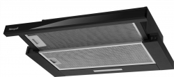 Вытяжка встраиваемая Weissgauff Spark 600 Black Glass черный управление: кнопочное (1 мотор)