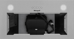 Вытяжка встраиваемая Weissgauff Root 600 PB Inox нержавеющая сталь управление: кнопочное (1 мотор)
