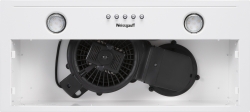 Вытяжка встраиваемая Weissgauff ALPHA 60 PB WH белый управление: кнопочное (1 мотор)