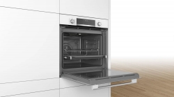 Духовой шкаф Электрический Bosch HBG517EW1R белый/черный