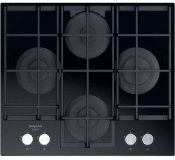 Газовая варочная поверхность Hotpoint-Ariston HAGS 61F/BK черный