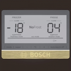 Холодильник Bosch KGN39AD31R коричневый (двухкамерный)