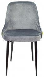 Стул для кухни Бюрократ KF-5 зигзаг металл черный на ножках (KF-5/ZIG/GREY)